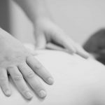 Hands massaging back at Armidale Chiropractic Clinic 